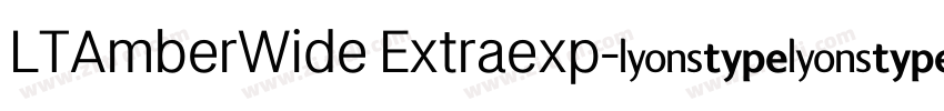 LTAmberWide Extraexp字体转换